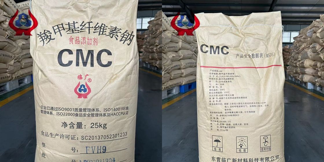 Bột màu trắng hoặc vàng nhạt kem đánh răng CMC với độ nhớt 400 MiN